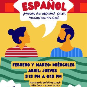 Mesas de Español - April 30
