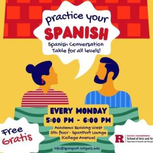 Spanish Conversation Tables/Mesas de español - November 3